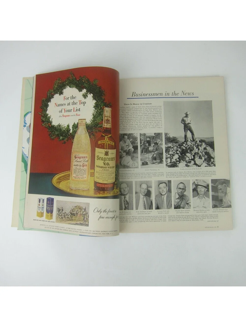 Vintage FORTUNE Magazine December 1953 Nash Seagrams Chevy GE American Airlines